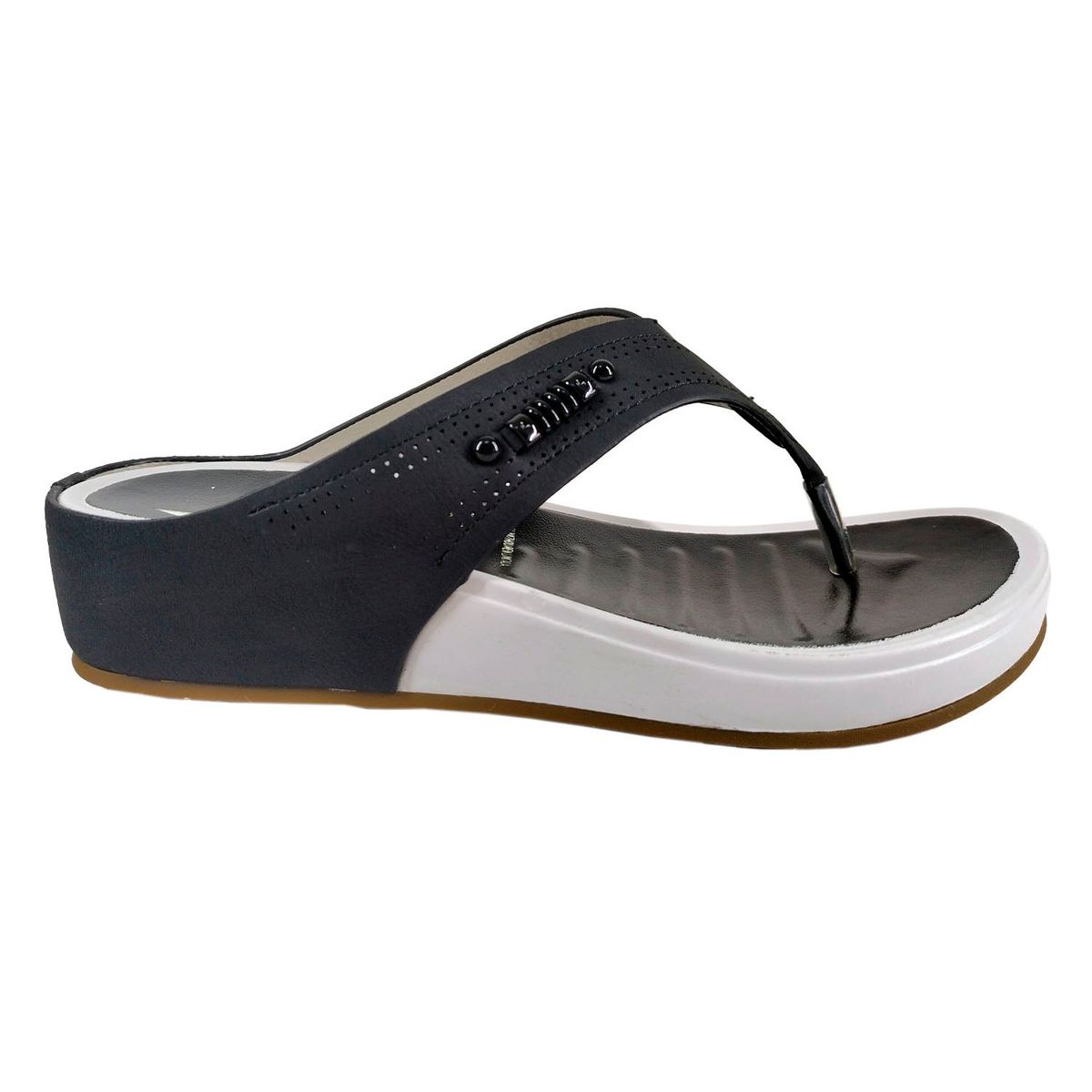THUNDER BLUE - Sandalias De Verano Para Mujer 660-3 Negro