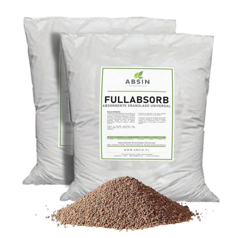 GENERICO - FullAbsorb absorbente industrial universal 10kg