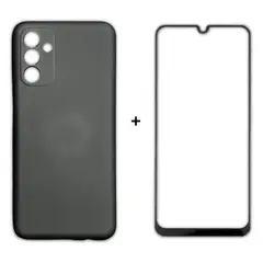 GENERICO - Carcasa funda Color Mica Para Samsung Galaxy A04s - Negro