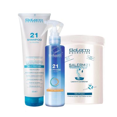 Imagen 2 del producto 21 Kit Shampoo + Bi-fase + Crema 1000 ML