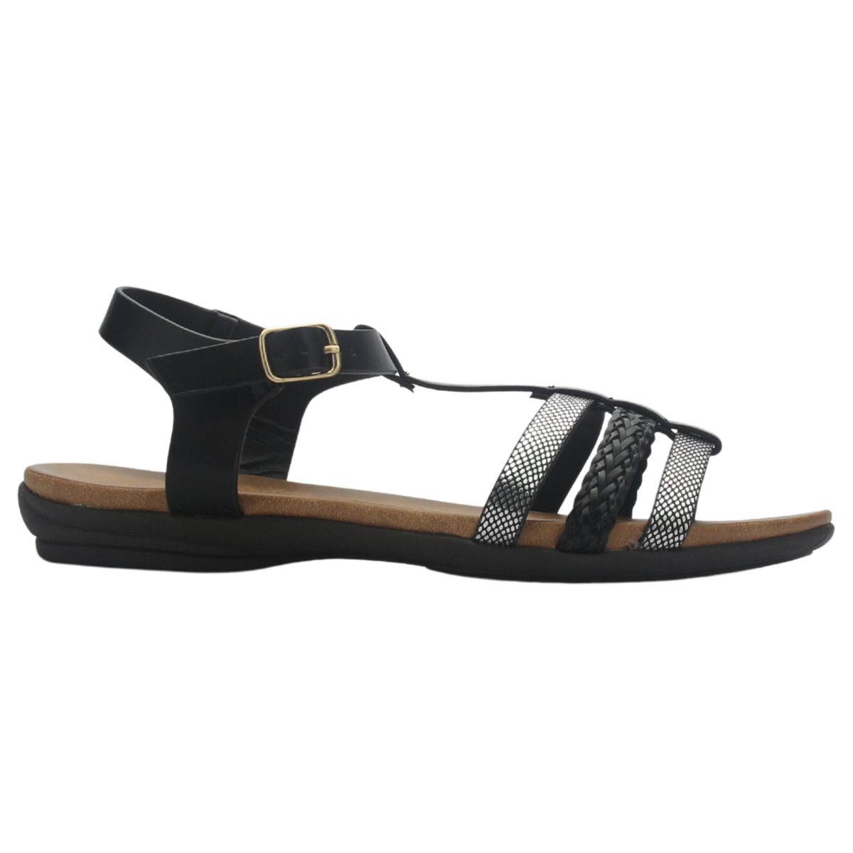 CHALADA - Sandalia Mujer Negro Moda Chalada Anatomic45