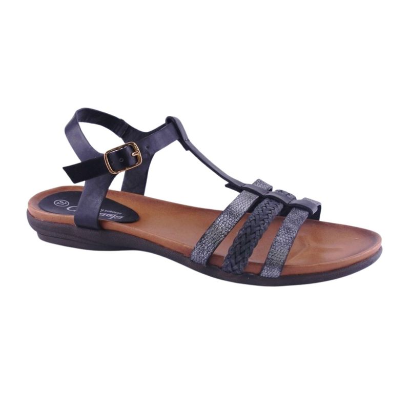 CHALADA - Sandalia Mujer Negro Moda Chalada Anatomic45
