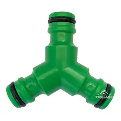 KAMASA - Acople Conector Rápido De Manguera Media pulgada 3 Vías Macho