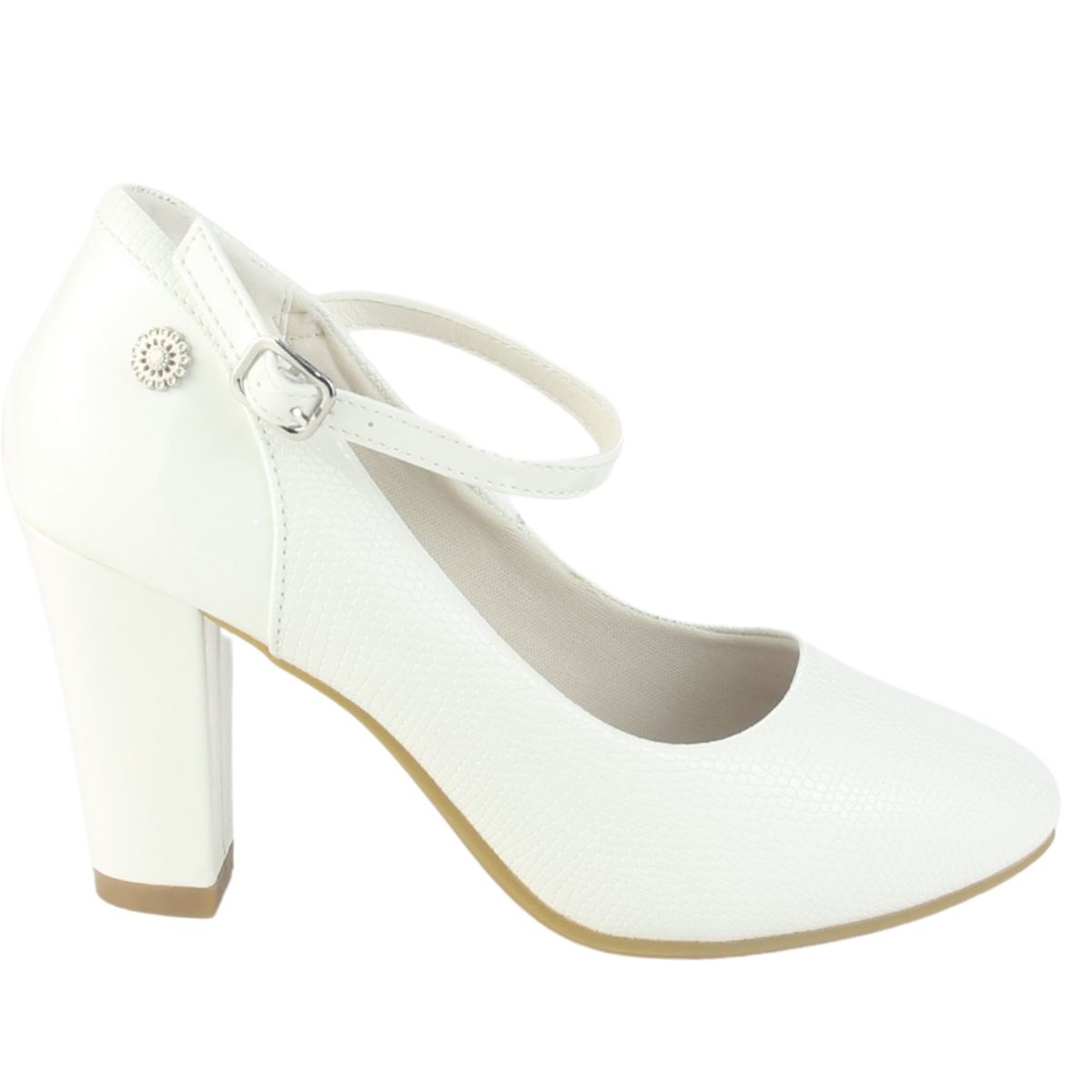 CHALADA - Zapato Mujer Blanco Formal Chalada Cobna-2