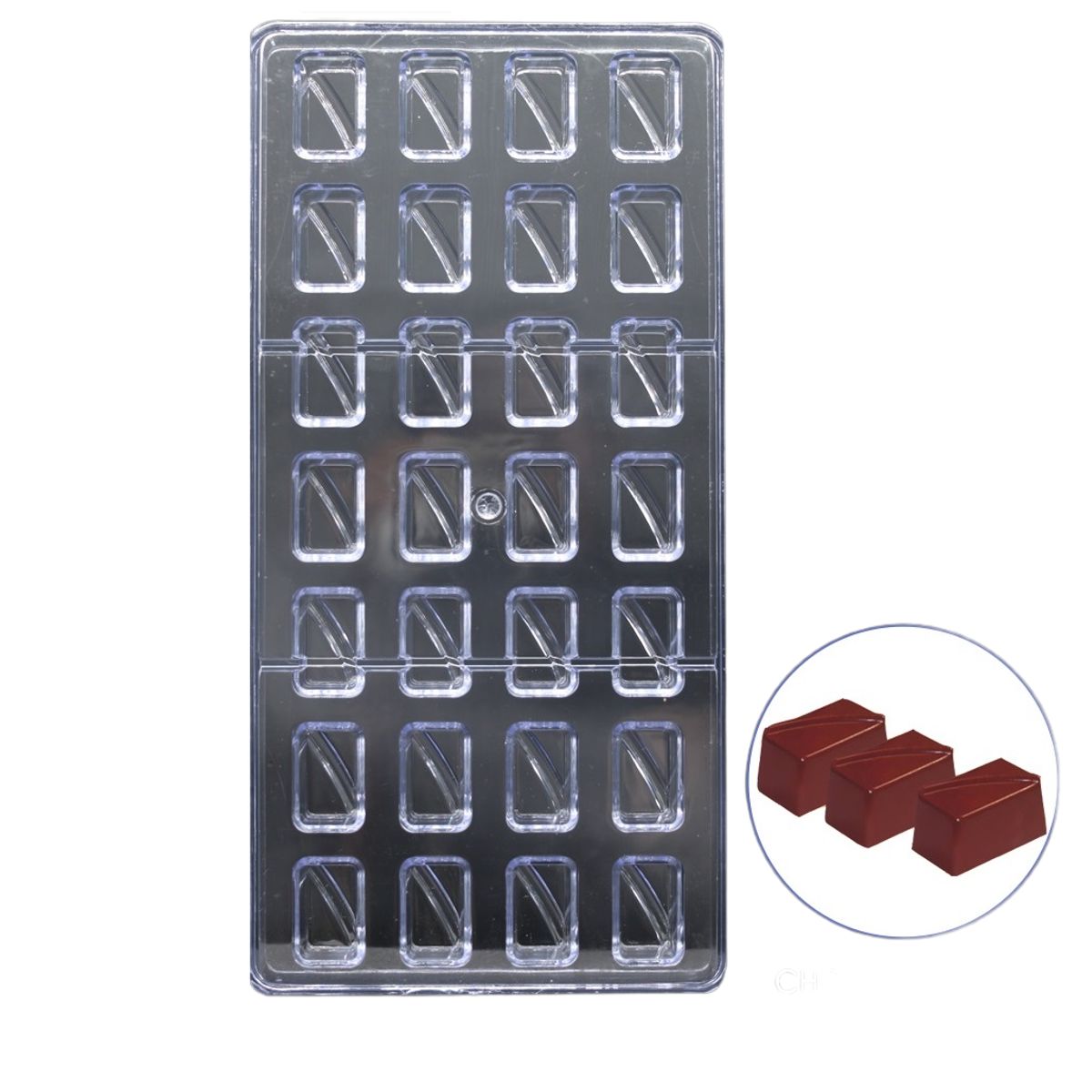 PASTELERIUSCL - Moldes Chocolate Moldes De Chocolate Policarbonato Rectangular Molde De Chocolate Molde Bombones