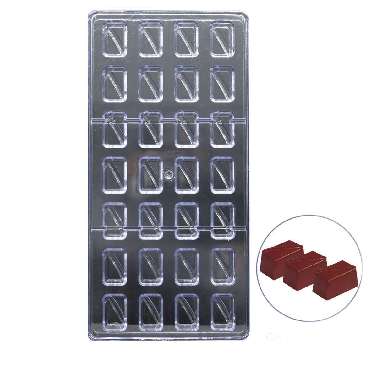 PASTELERIUSCL - Moldes Chocolate Moldes De Chocolate Policarbonato Rectangular Molde De Chocolate Molde Bombones