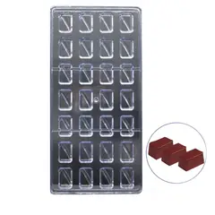 GENERICO - Moldes Chocolate Moldes De Chocolate Policarbonato Rectangul