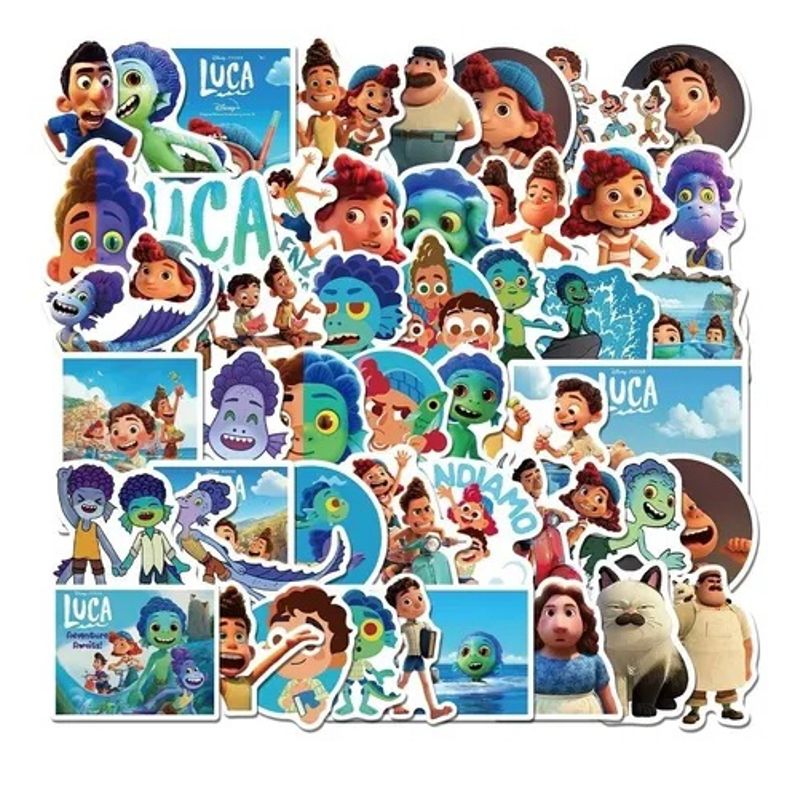 GARSIL - 50 Stickers Luca - Etiquetas Autoadhesivas