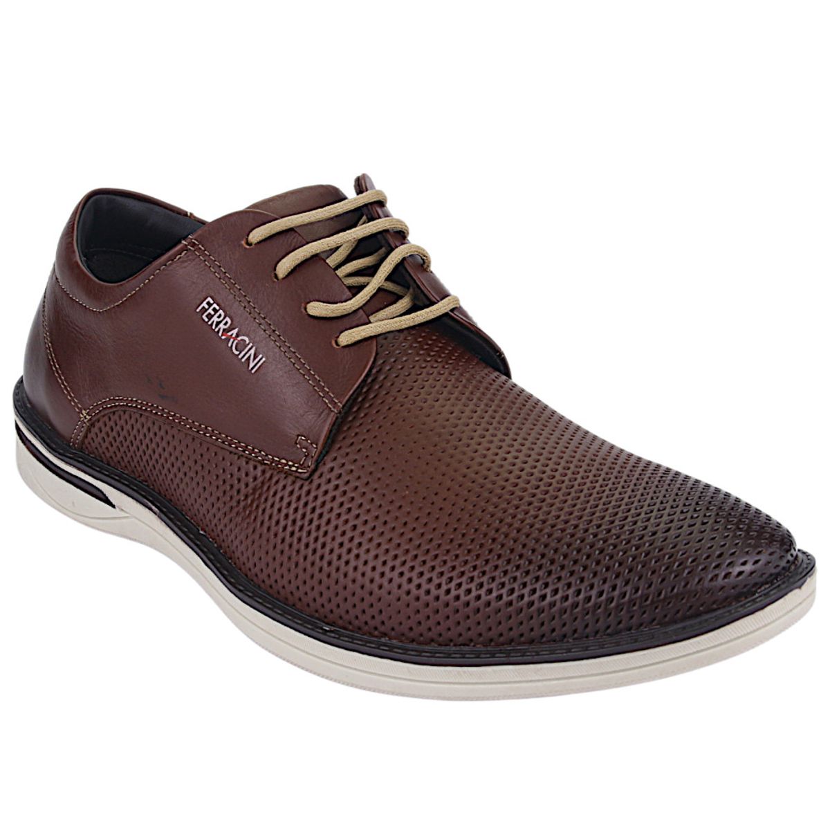 FERRACINI - Zapato Hombre Café Casual Ferracini 3619