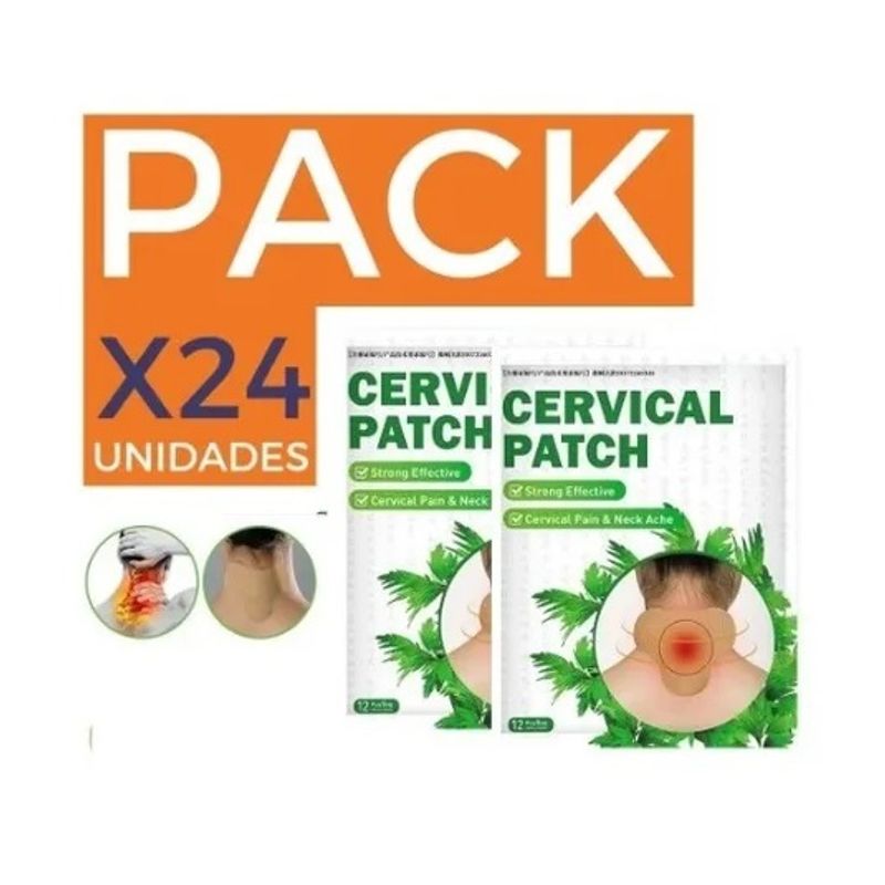 GENERICO - X24 Parches Calmar Eliminar Dolor Cuello Hombro Y Cervical