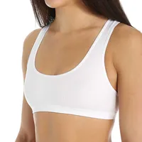 Pack 6 Petos Niña Sostén Deportivo Juvenil 100 Algodón con relleno