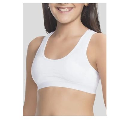 Imagen 2 del producto Pack 6 Petos Niña Sostén Deportivo Juvenil 100 Algodón con relleno