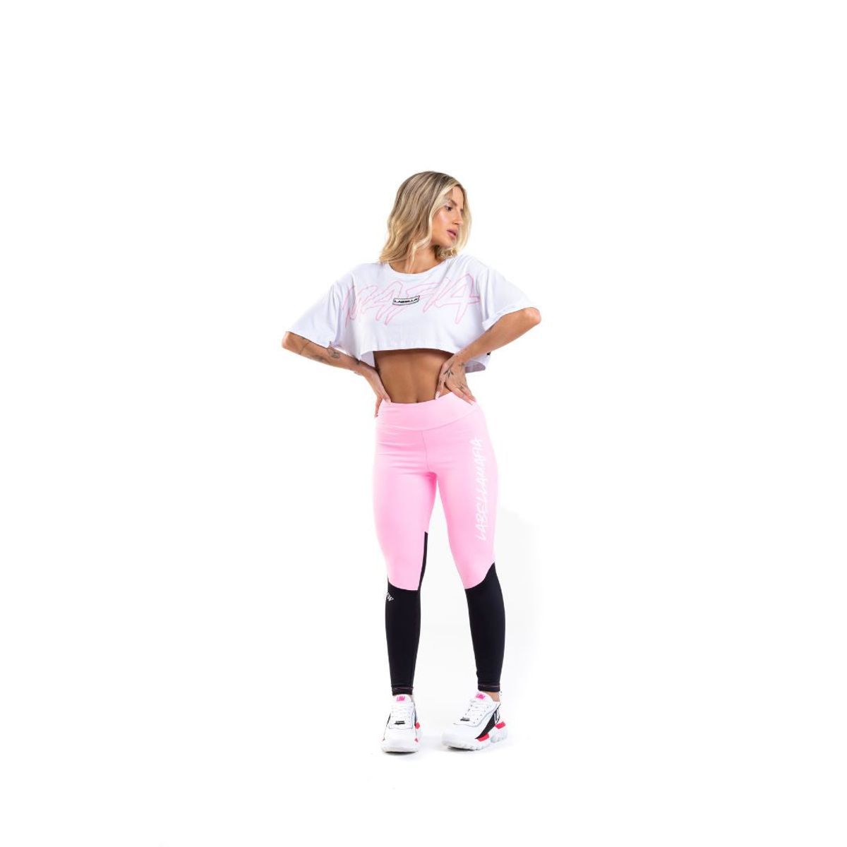 LABELLAMAFIA - Leggings Beach Sport Rosa