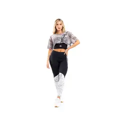 LABELLAMAFIA - Leggings Waves Negro