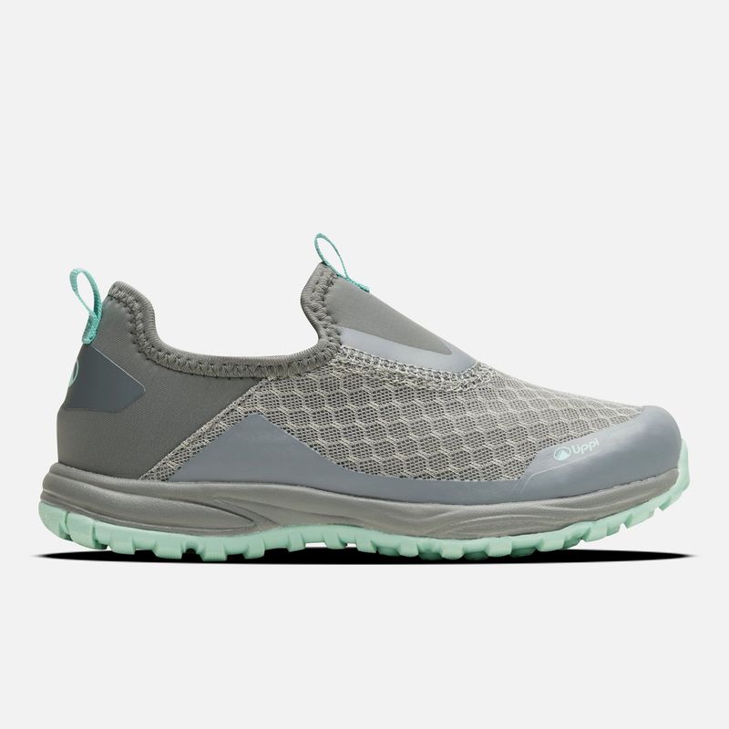 LIPPI - Zapatilla Niña Panal Kids Gris Turquesa Lippi