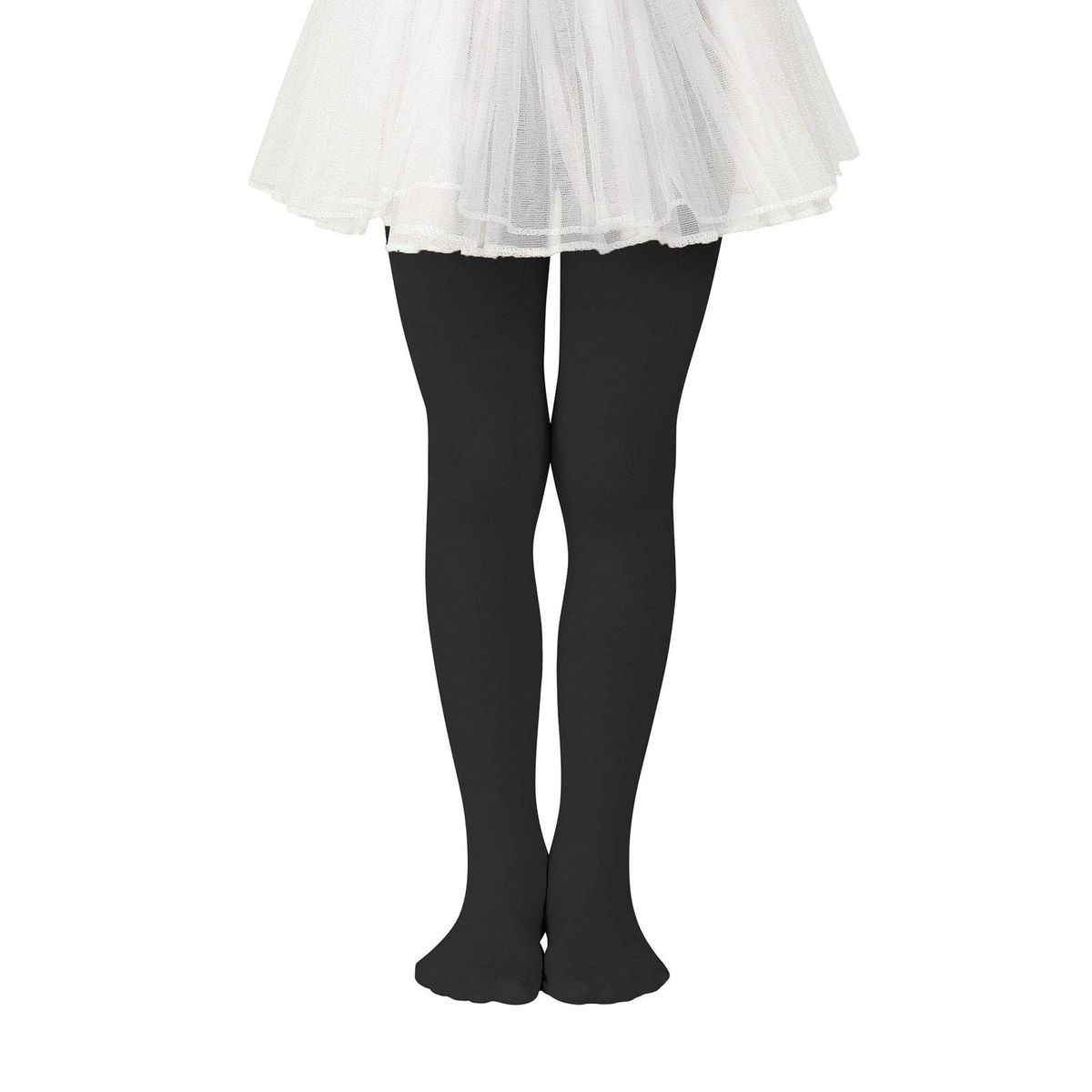 EVERSO - Pack2 Pantys Panties Blanca Y Piel Para Ballet Niña.