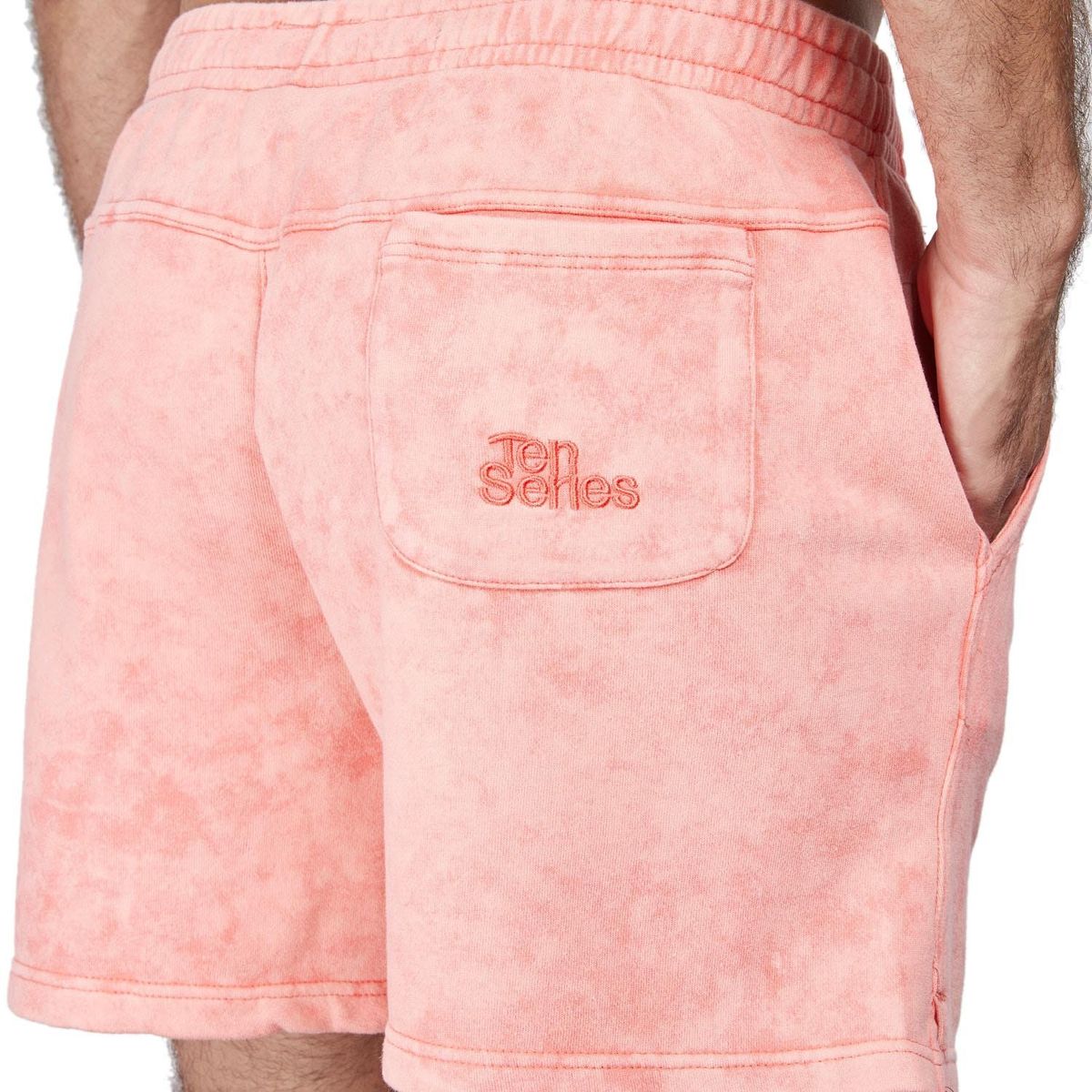 TEN SERIES - Short Deportivo Naranjo Snow Wash