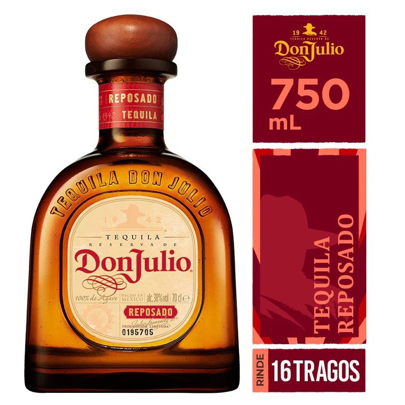 DON JULIO - Tequila Don Julio Reposado 38 alc 750ml