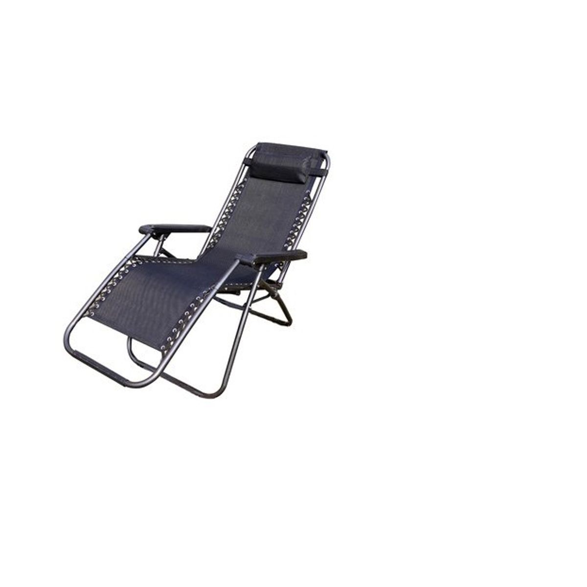 GENERICO - SILLA REPOSERA PLEGABLE RECLINABLE CON ALMOHADILLA