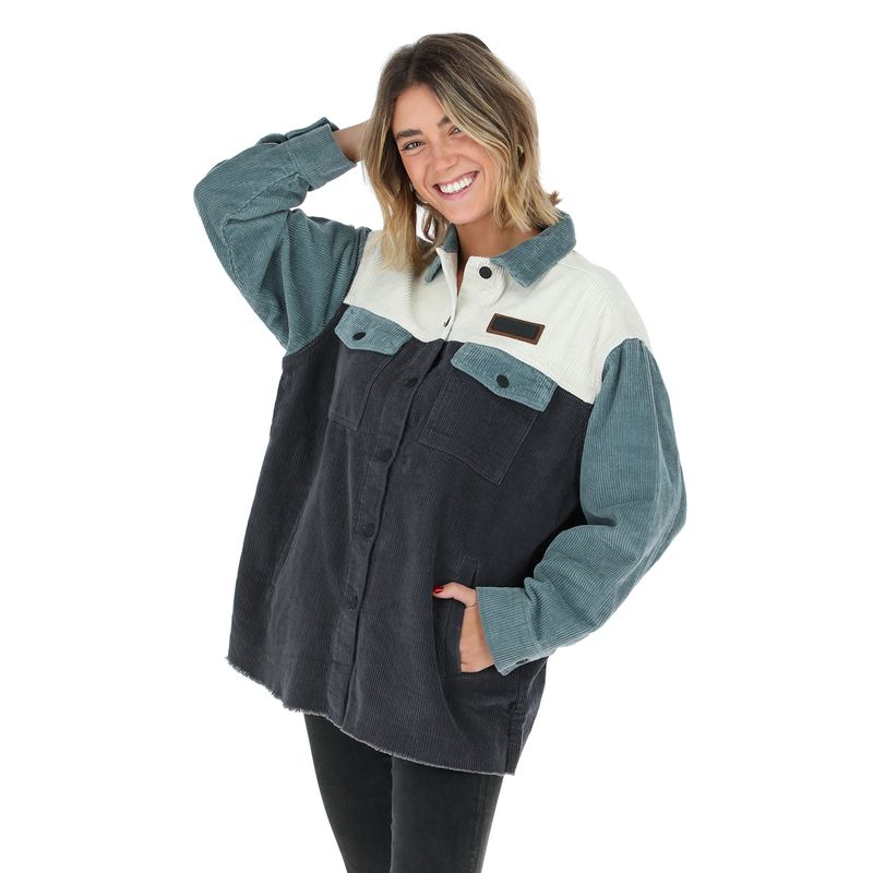 BUFFALO CHILE - Chaqueta Canelo Azul Mujer