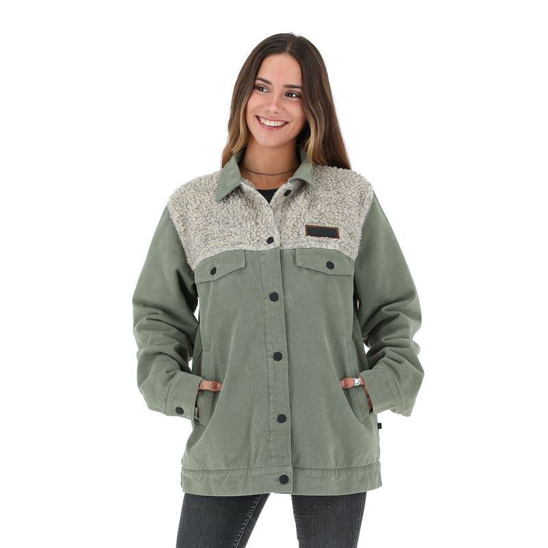BUFFALO CHILE - Chaqueta Chaeto Verde Mujer