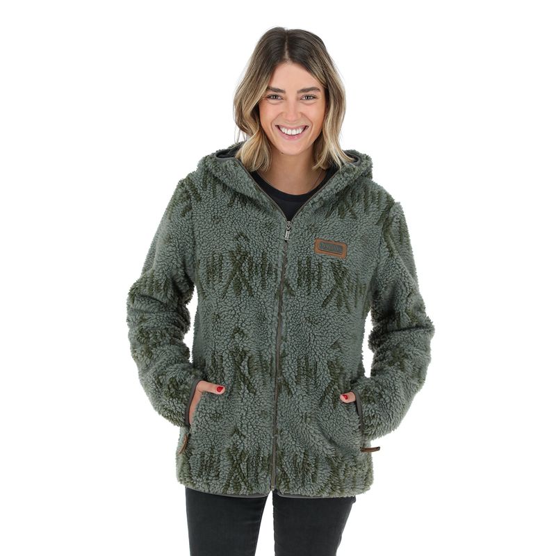 BUFFALO CHILE - Chaqueta Chiporro Pattern Gris Mujer