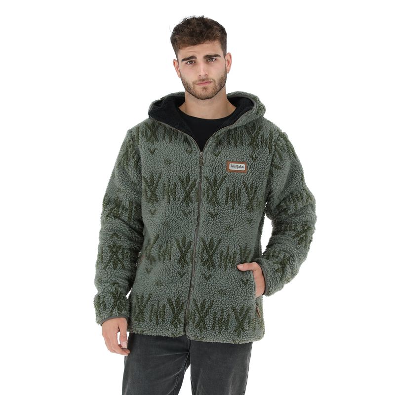 BUFFALO CHILE - Chaqueta Chiporro Pattern Gris Hombre