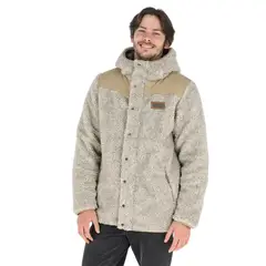 BUFFALO CHILE - Chaqueta Reversible Chipodos Lana Jaspeado - Diseño Gris Hombre