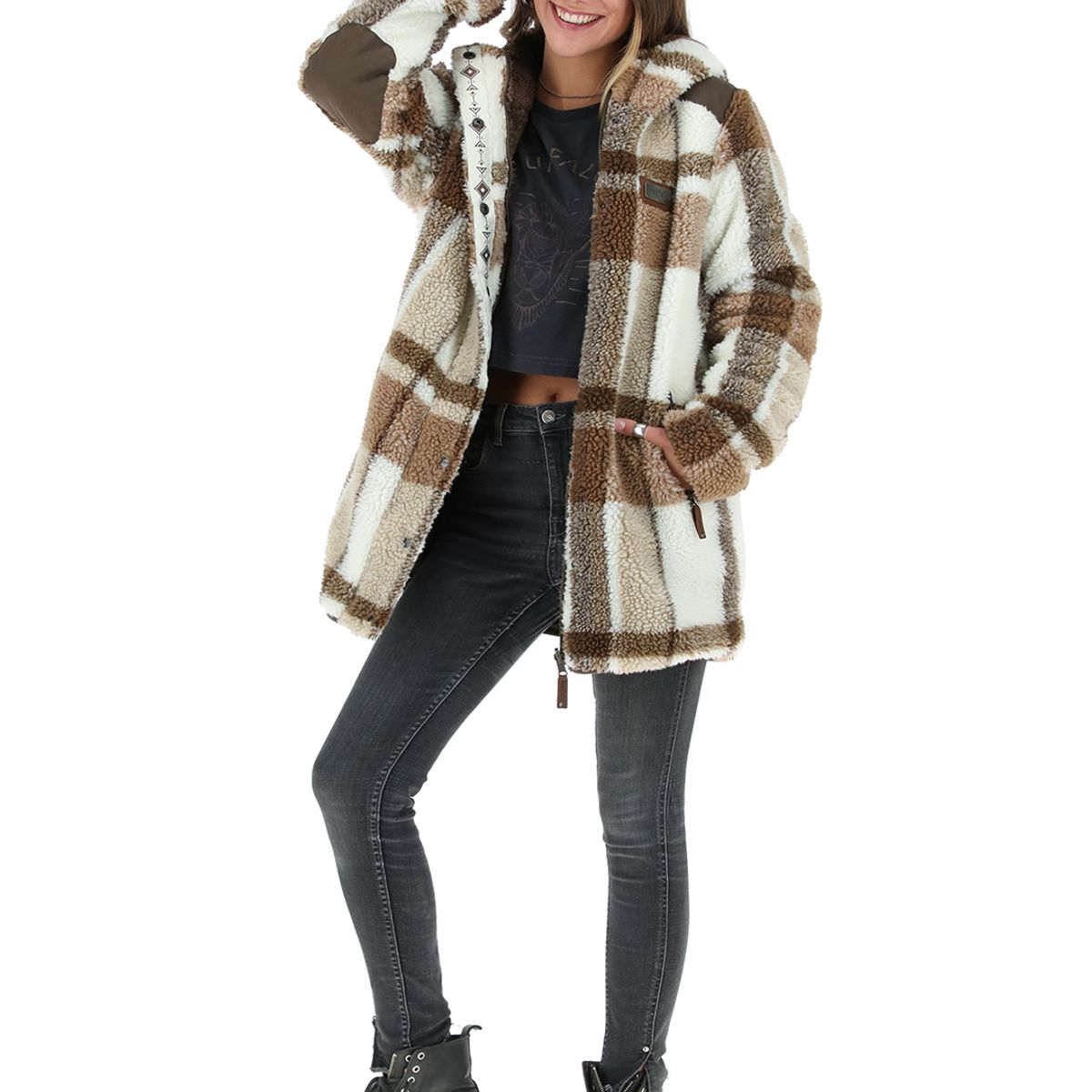 BUFFALO CHILE - Chaqueta Reversible Chipodos Print Mujer Buffalo