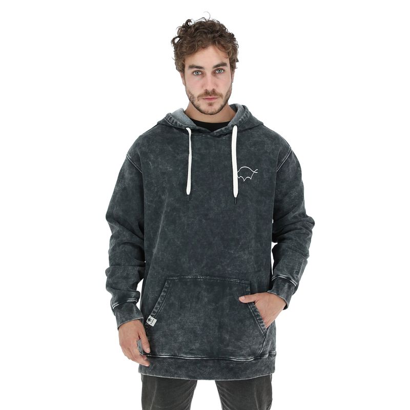 BUFFALO CHILE - Hoodie 2 Negro Hombre.