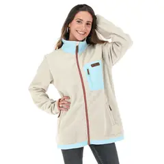 BUFFALO CHILE - Polar Veinticuatro Siete Beige Mujer