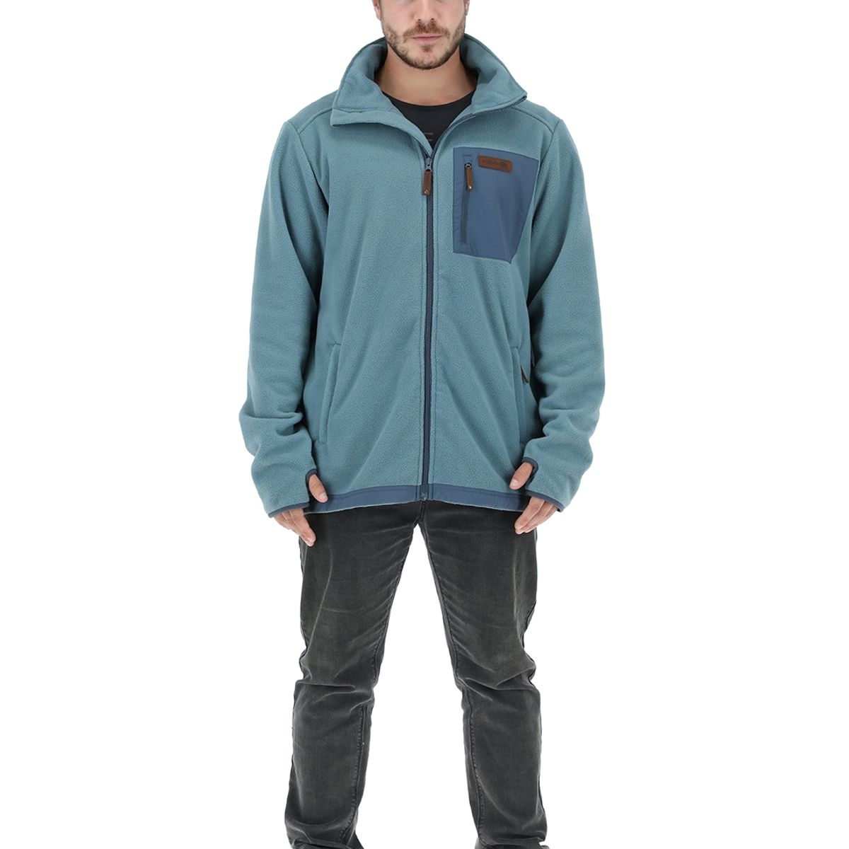 BUFFALO CHILE - Polar Veinticuatro Siete Azul Hombre