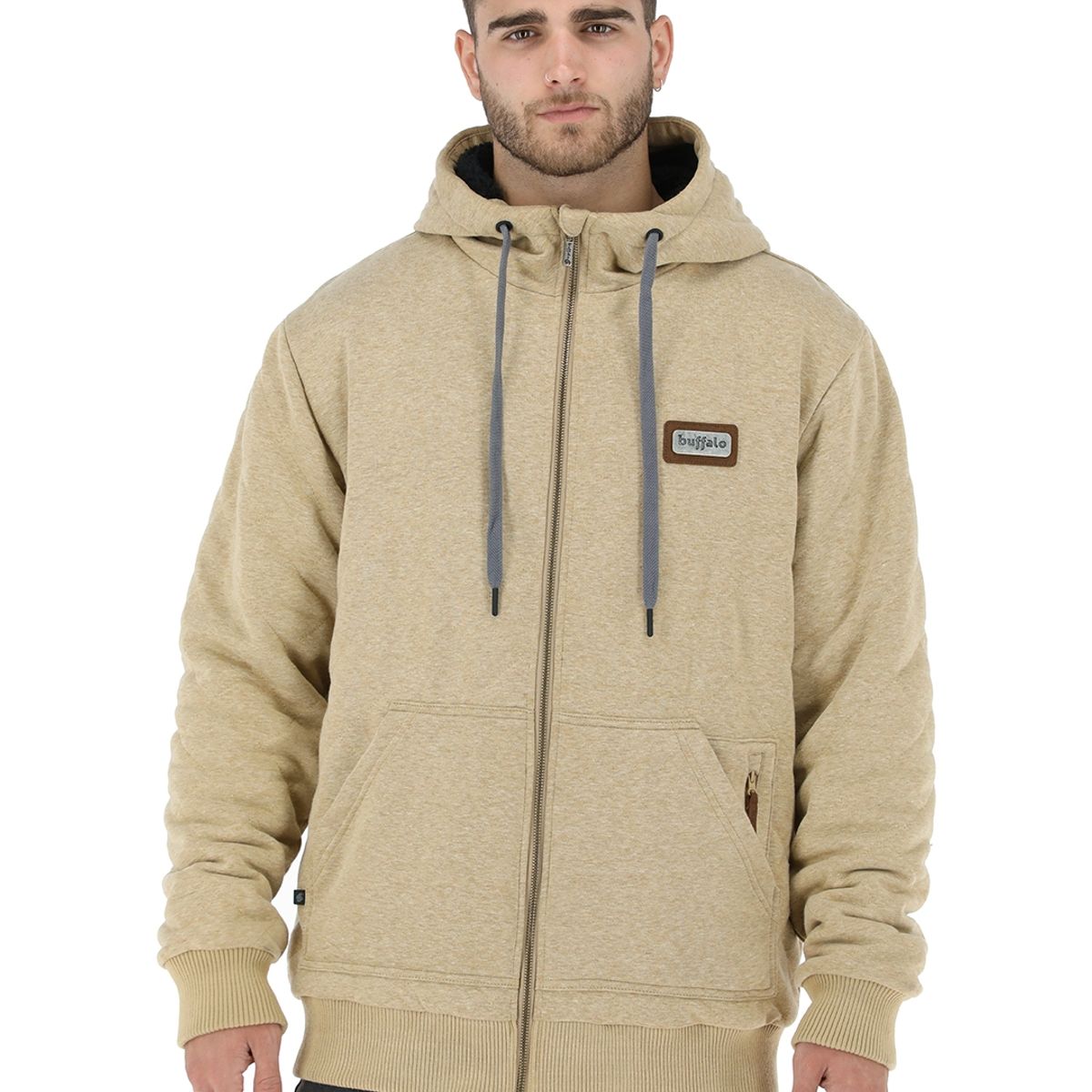 BUFFALO CHILE - Poleron Chiporro 2 Mostaza Hombre