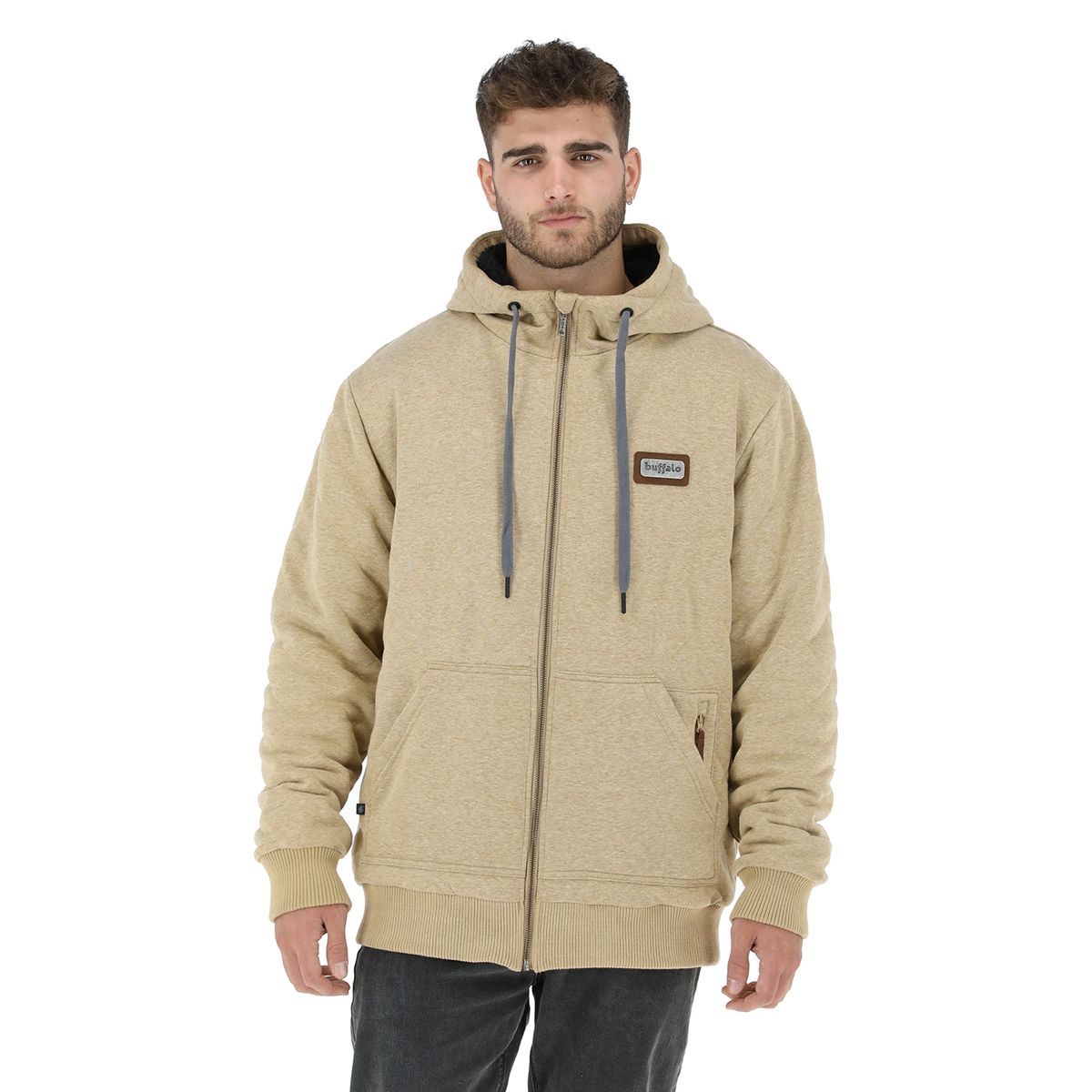 BUFFALO CHILE - Poleron Chiporro 2 Mostaza Hombre