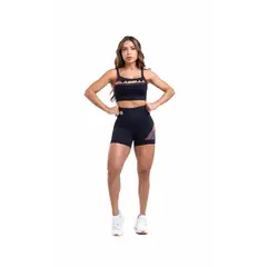LABELLAMAFIA - Conjunto Top y Biker Essential Negro