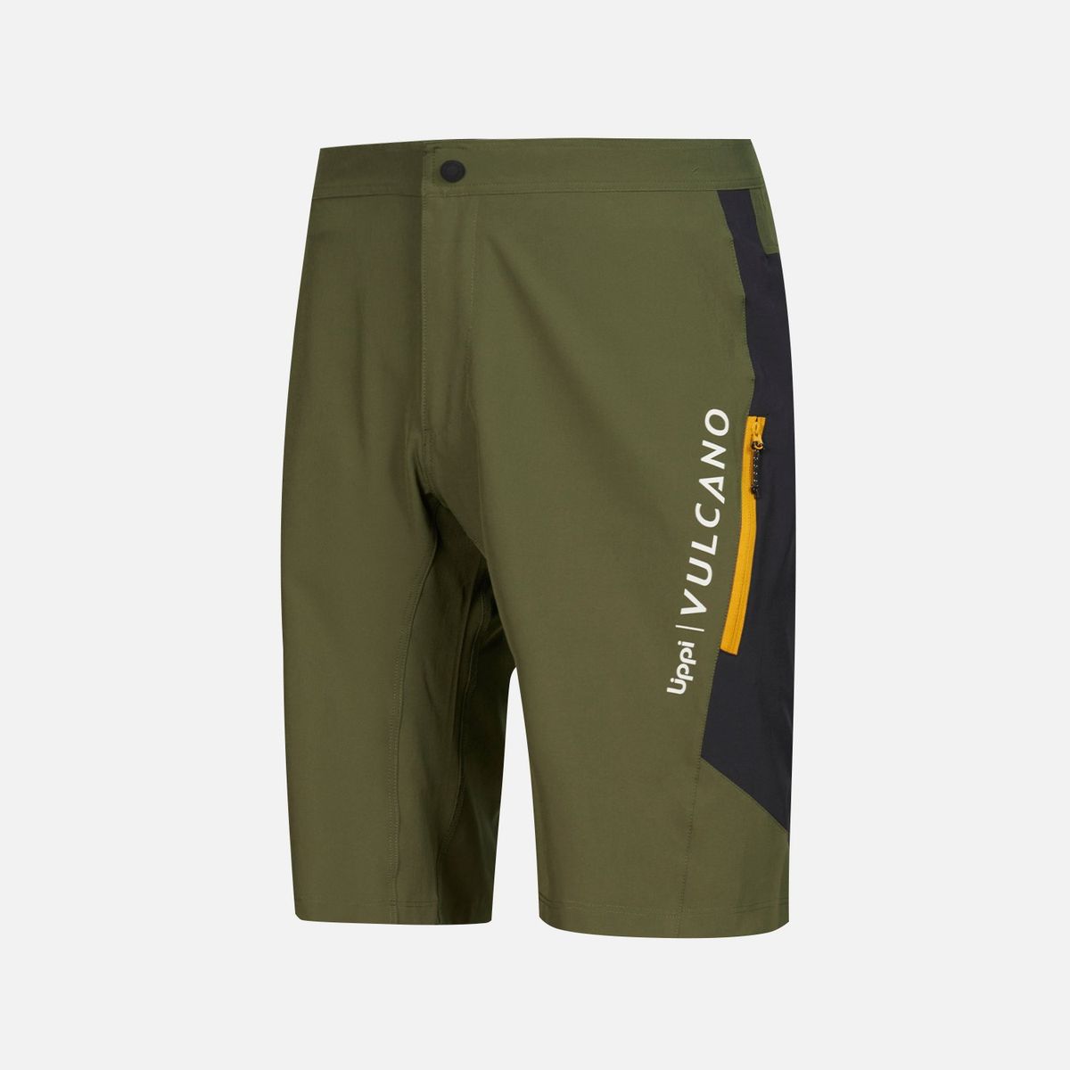 LIPPI - Short Hombre 4 Bike Short Oliva Oscuro Lippi