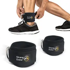 GENERICO - Par Tobillera Para Gimnasio Gym Polea Pesas Gluteos Pierna