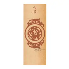 SDFIT - Mat de yoga corcho y látex natural 5.5 mm – 606 con bolso