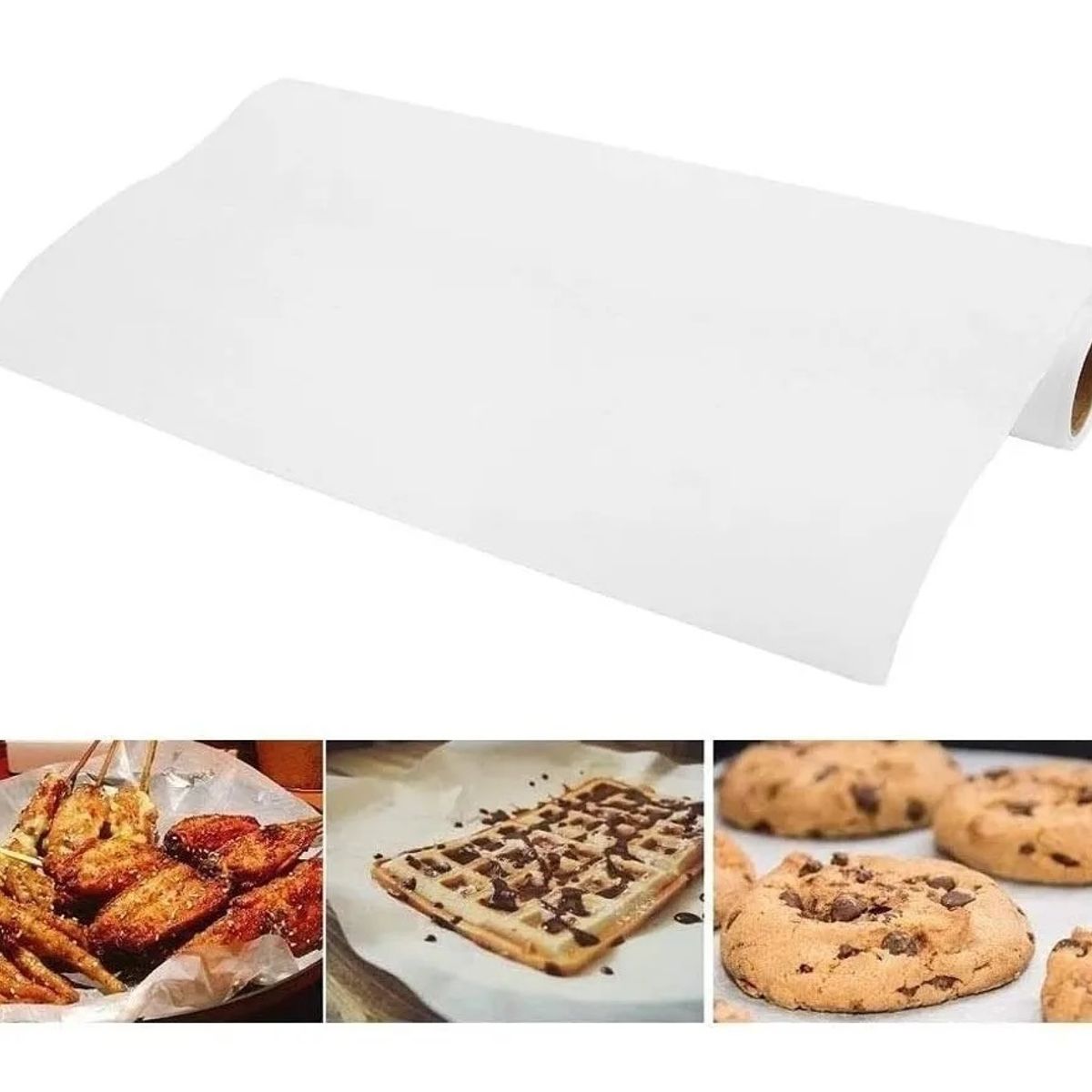 GENERICO - Papel Mantequilla Para Reposteria Papel Para Hornear 5 Mtrs