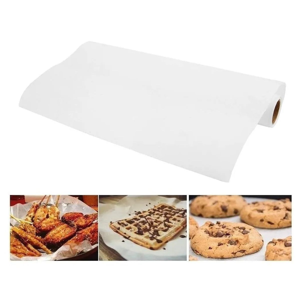 GENERICO - Papel Mantequilla Para Reposteria Papel Para Hornear 5 Mtrs