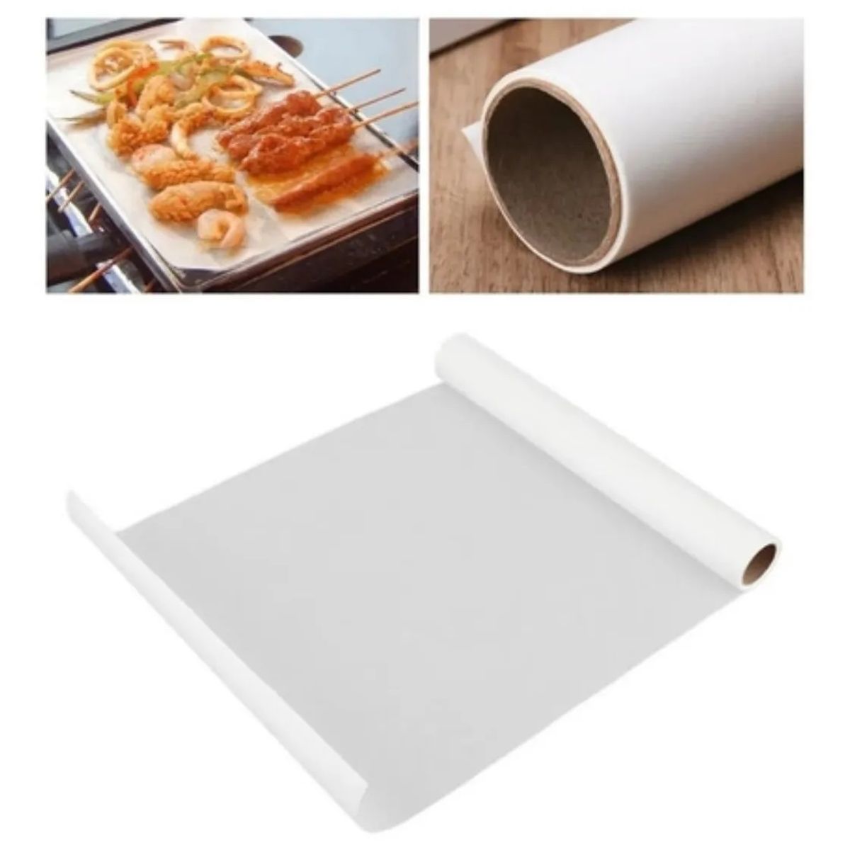 GENERICO - Papel Mantequilla Para Reposteria Papel Para Hornear 5 Mtrs