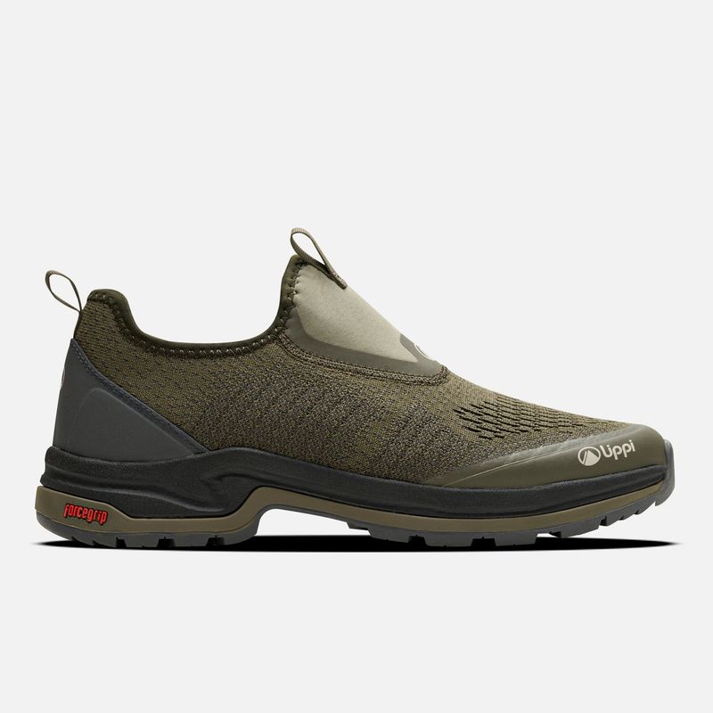 LIPPI - Zapatilla Hombre Panal Flowshell Verde Gris Lippi