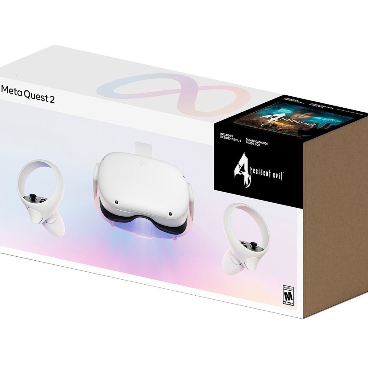 OCULUS - Meta Quest 2, VR AIO, 256GB, Incluye Resident Evil 4 y Beat Saber