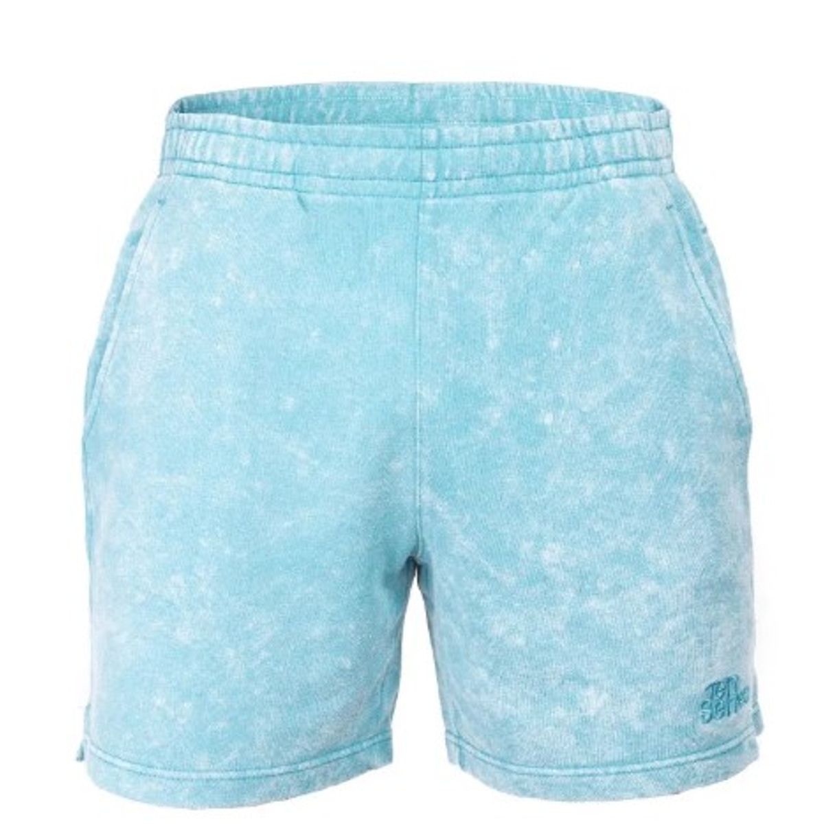 TEN SERIES - Short Deportivo Celeste Snow Wash