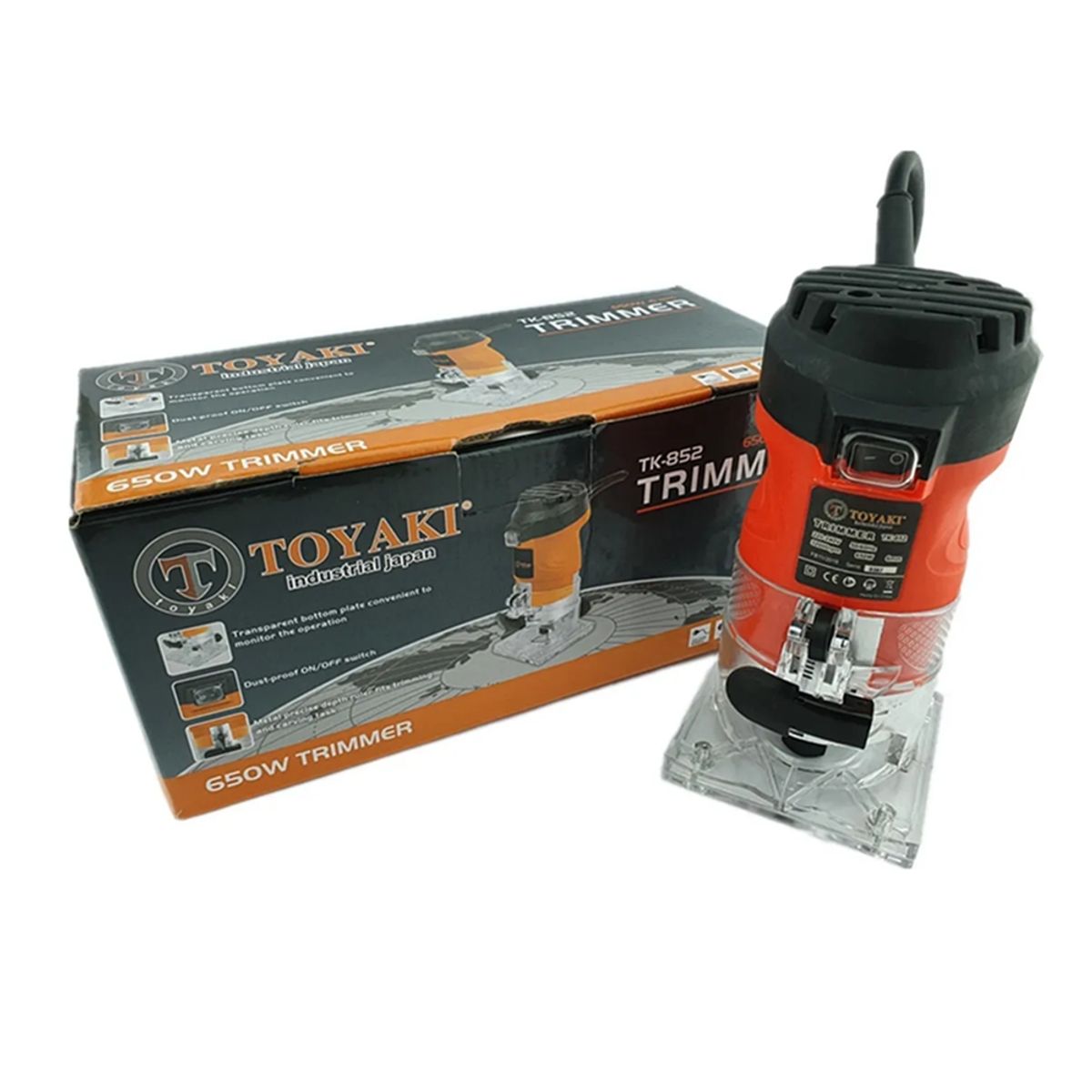 TOYAKI - Fresadora Router Mini Tupi De Mano - 650w Toyaki