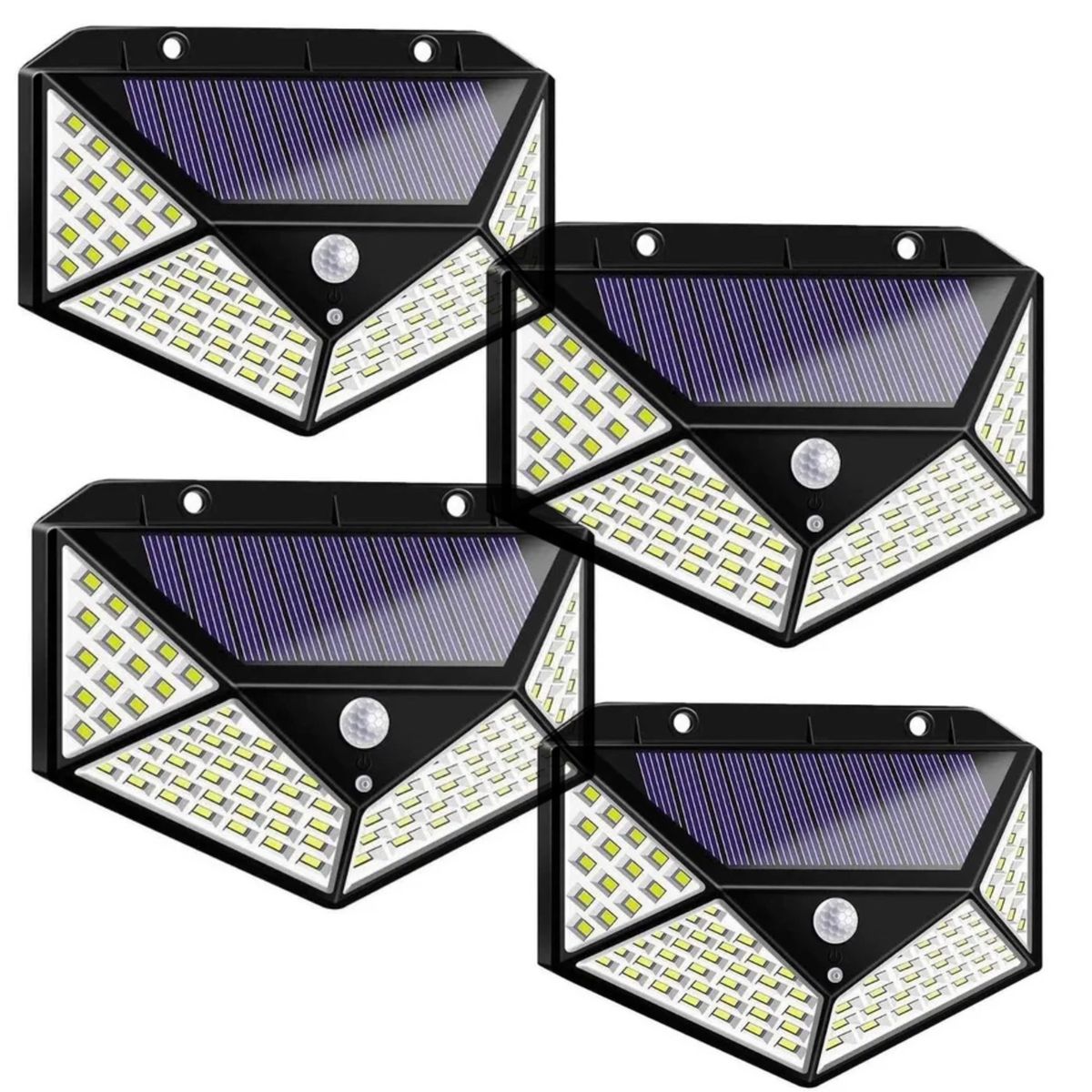 GENERICO - Mini Foco Solar 100 Led con Sensor de Movimiento