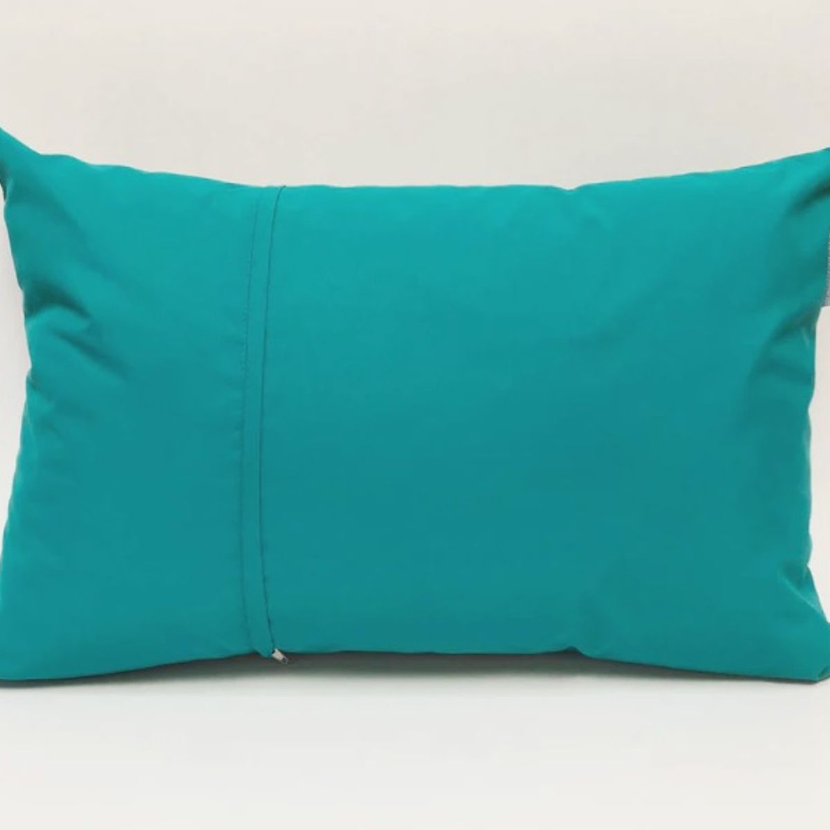 INES JOHNSON - Cojín 50x33cm impermeable gris turquesa Inés Johnson Mimbral