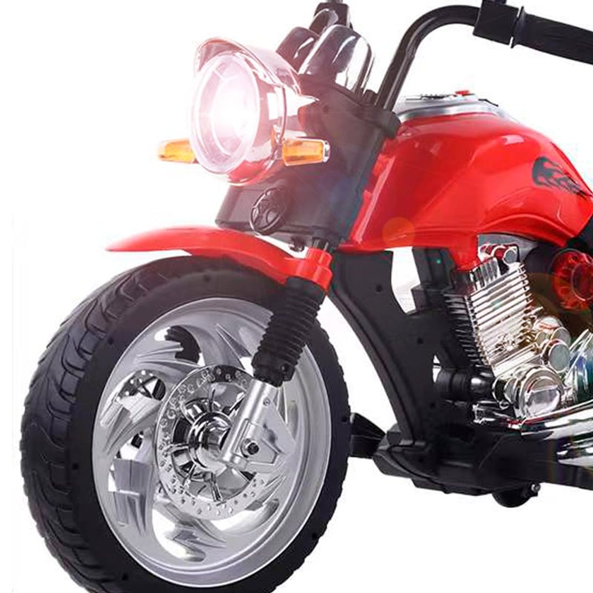 BEBESIT - Moto a Batería Chopera MC004 Roja Bebesit