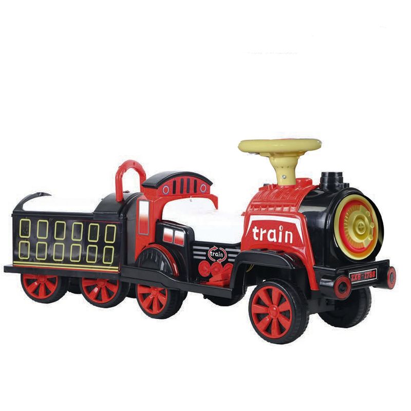 BEBESIT - Tren a Batería Ferrocarril Rojo Bebesit