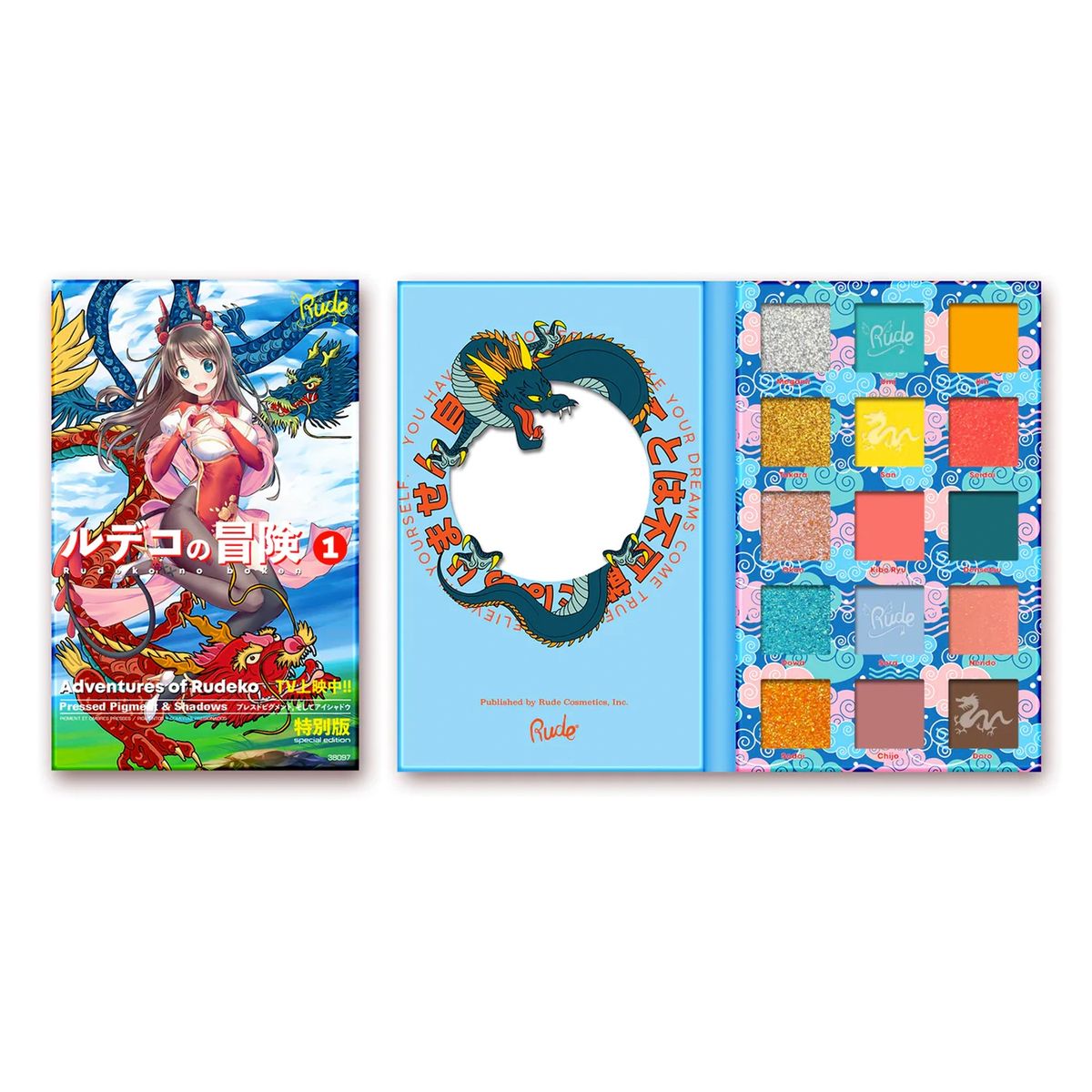 RUDE COSMETICS - Paleta de Sombras Adventures Of Rudeko Rude Cosmetics